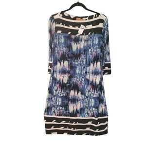 NWT Ali Ro mixed print pullover shift dress - 12.        S31